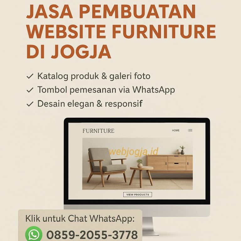 Jasa Pembuatan Website Furniture di Jogja