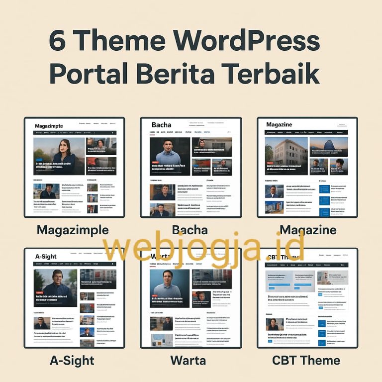 6 Theme WordPress Portal Berita Terbaik untuk Website Profesional