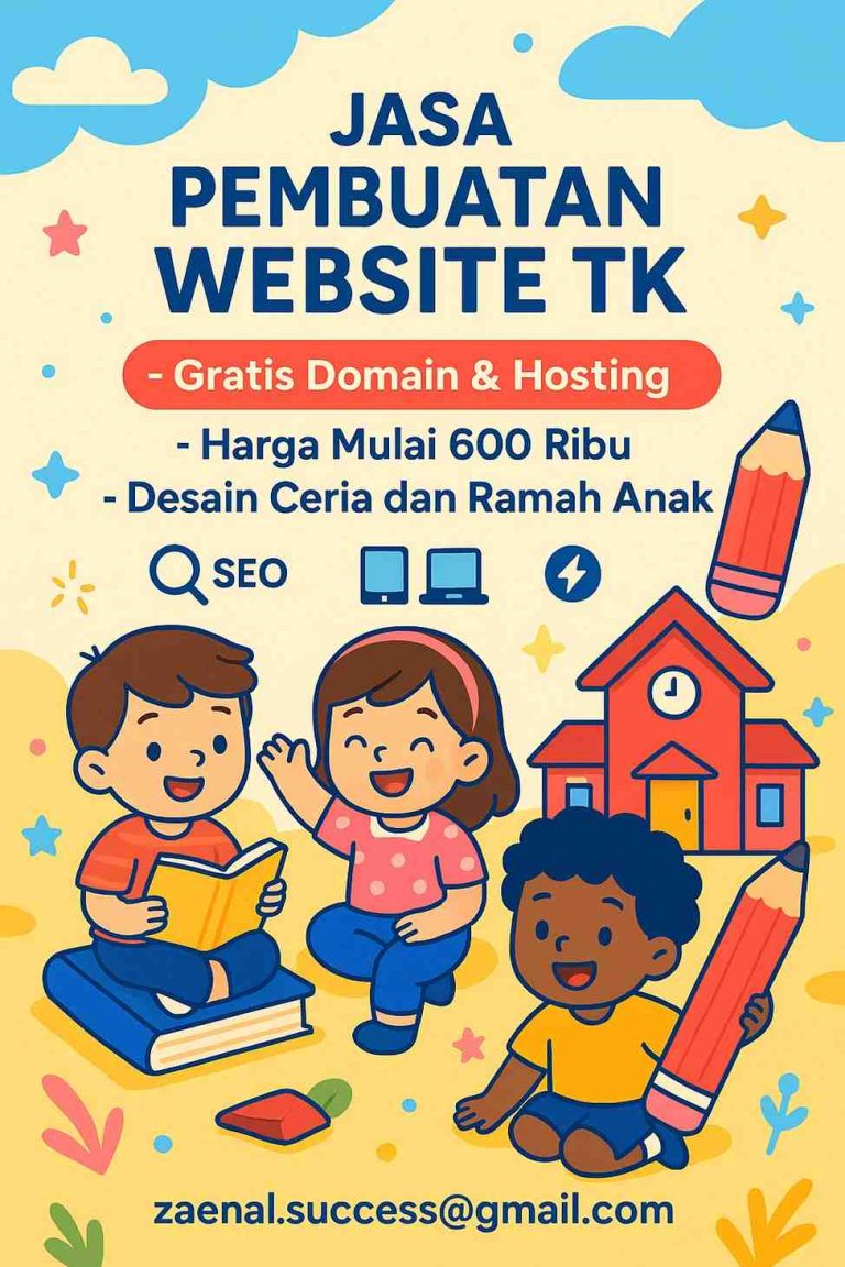 Jasa Pembuatan Website Taman Kanak-kanak (TK)
