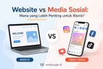 website vs medsos