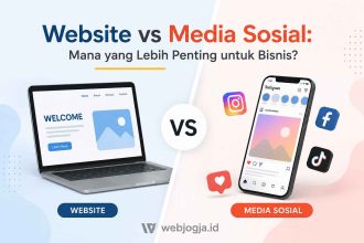 website vs medsos