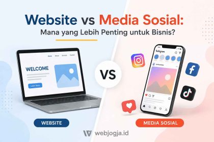website vs medsos