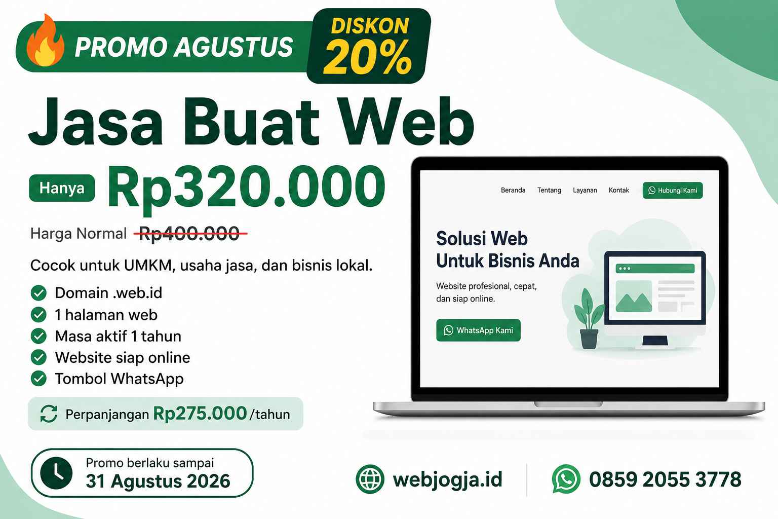 web murah