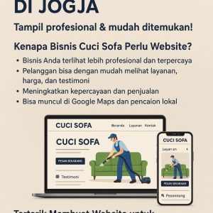 Jasa Pembuatan Website Cuci Sofa di Jogja
