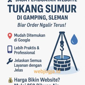 Jasa Pembuatan Website Tukang Sumur di Gamping, Sleman